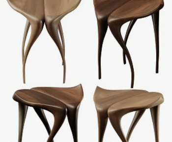 Modern Wooden Bench Or Stool-ID:877382991