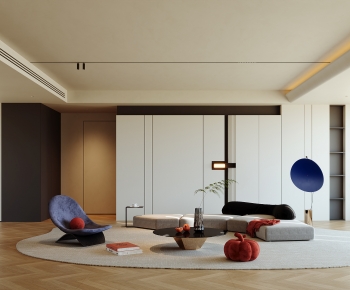Modern A Living Room-ID:550642973