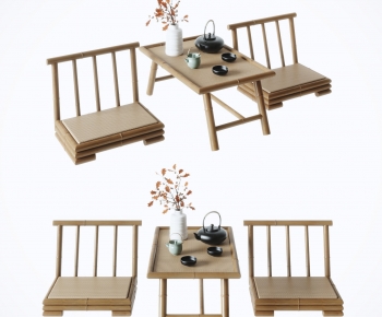 New Chinese Style Tea Tables And Chairs-ID:818933012