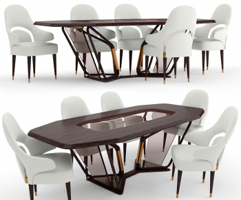 Modern Dining Table And Chairs-ID:208049064