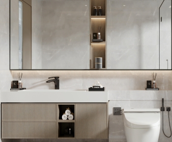Modern Bathroom Cabinet-ID:415395023