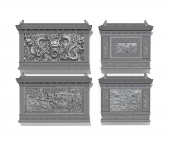 Chinese Style Landscape Wall-ID:357350113