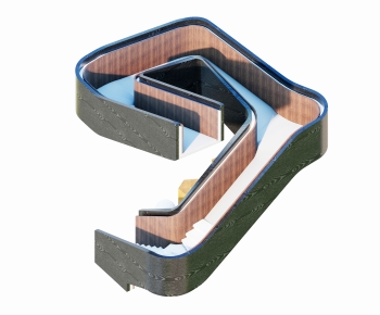 Modern Rotating Staircase-ID:563462975