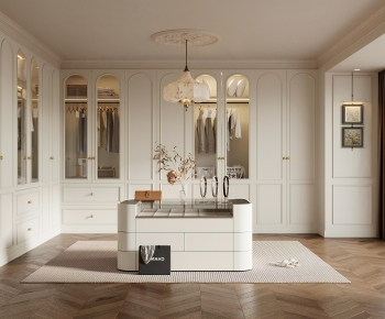 French Style Clothes Storage Area-ID:357352027