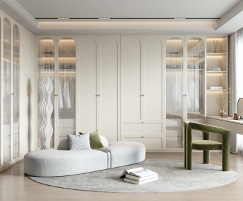 Modern Clothes Storage Area-ID:240387929