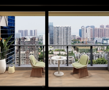 Modern Leisure Balcony-ID:681154011