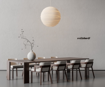 Modern Dining Table And Chairs-ID:614995965
