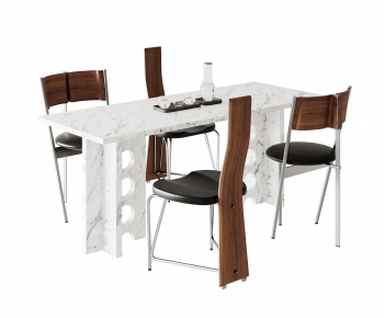 Modern Dining Table And Chairs-ID:507457978