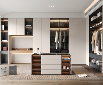 Modern Clothes Storage Area-ID:290189035
