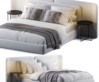 Modern Double Bed-ID:576660615