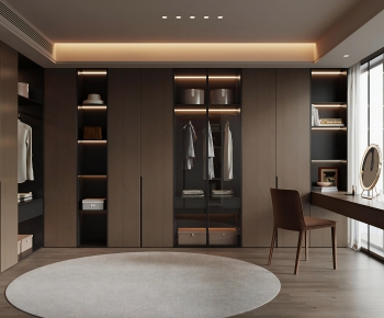 Modern Clothes Storage Area-ID:364881045