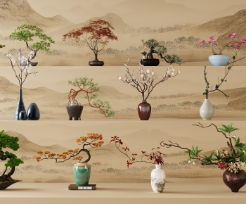 New Chinese Style Bonsai-ID:426570893