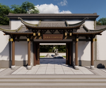 Chinese Style Facade Element-ID:454339988