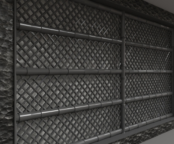 Modern Wooden Screen Partition-ID:502079963