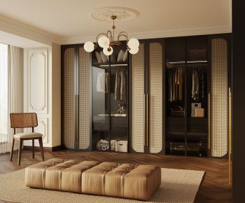 French Style Clothes Storage Area-ID:421221976