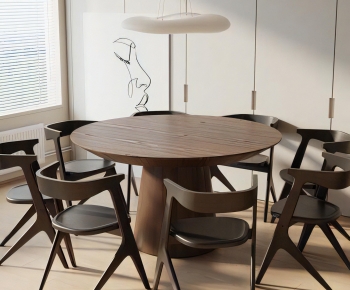 Modern Dining Table And Chairs-ID:863542088