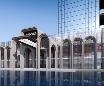 Modern Facade Element-ID:198997975