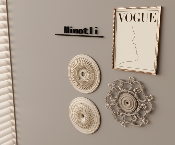 French Style Plaster Carved Top Plate-ID:937282094