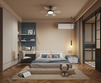 Modern Boy's Room And Son's Room-ID:784678948