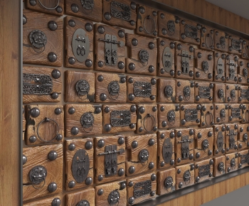 Chinese Style TV Wall-ID:231406938