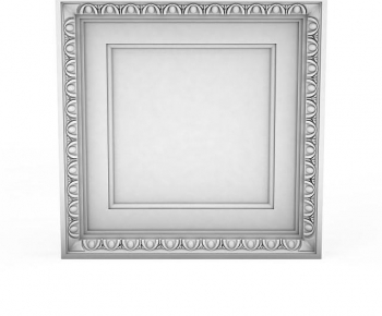 European Style Plaster Carved Top Plate-ID:710696943