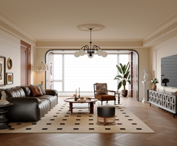 French Style A Living Room-ID:109899038