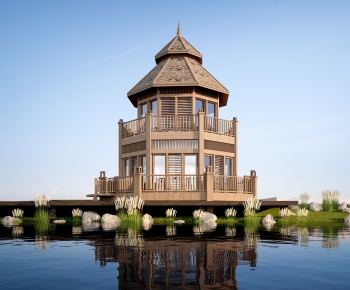 Southeast Asian Style Building Appearance-ID:853907112