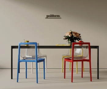 Modern Dining Table And Chairs-ID:963083986