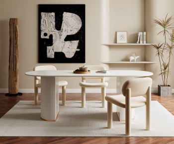 Modern Dining Table And Chairs-ID:410531041