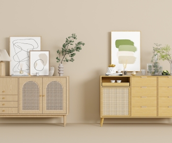 Nordic Style Side Cabinet-ID:354388003