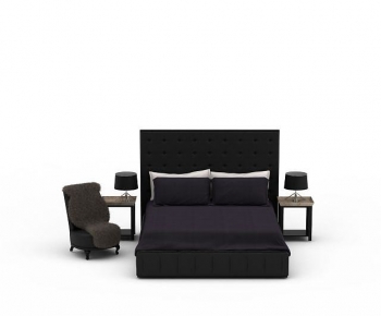 Modern Double Bed-ID:276150779