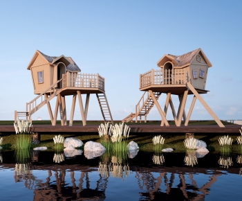 Modern Building Appearance-ID:695561891