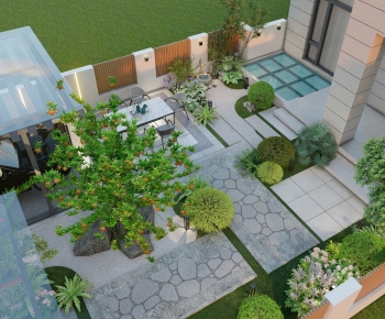 Modern Courtyard/landscape-ID:204047923