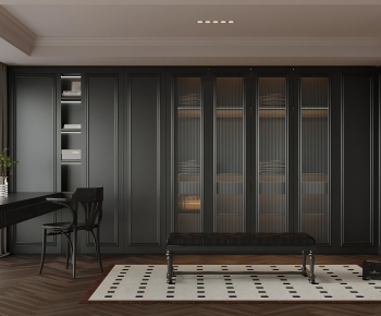 French Style Clothes Storage Area-ID:579371934