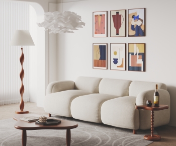 Modern Three-seat Sofa-ID:961884985