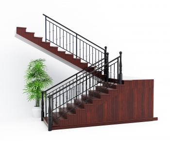 Simple European Style Staircase-ID:647386071