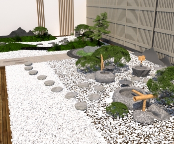 New Chinese Style Rockery Waterscape-ID:371900081