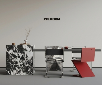 Modern Dining Table And Chairs-ID:117125031