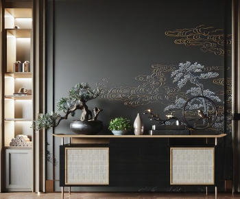 New Chinese Style Console-ID:958365922