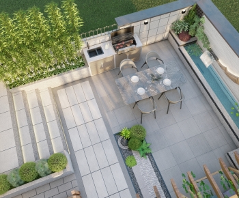 New Chinese Style Courtyard/landscape-ID:798515081