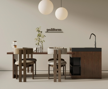 Modern Dining Table And Chairs-ID:703891043