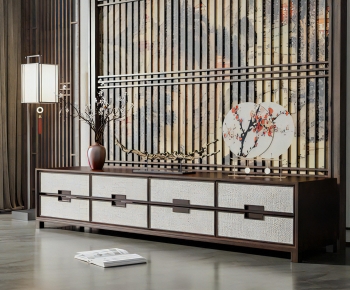 New Chinese Style TV Cabinet-ID:719173917