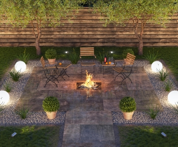 Modern Courtyard/landscape-ID:981659967