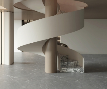 Modern Rotating Staircase-ID:381975895