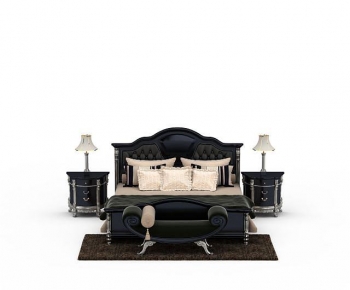 European Style Double Bed-ID:956356055