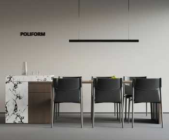 Modern Dining Table And Chairs-ID:158696891