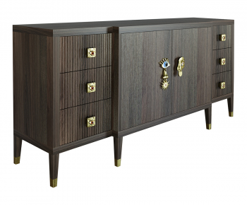 Nordic Style Side Cabinet-ID:907183895