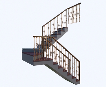 American Style Staircase-ID:631227977