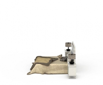 European Style Double Bed-ID:145606049