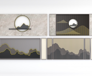 New Chinese Style Landscape Wall-ID:790342097